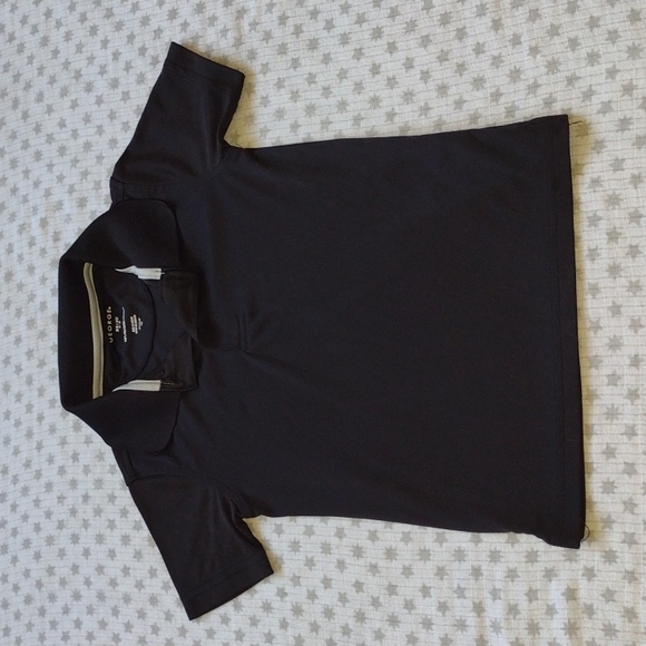 BOGO Polyester Sporty Polo Shirts - Black and Red - Picture 6 of 9